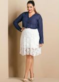 Saia renda WHITE